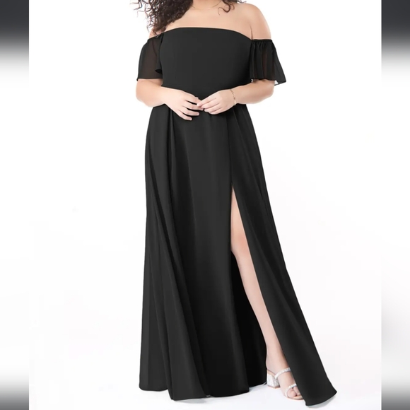 NWT Azazie Sue Gold Size A14 - Picture 5 of 6